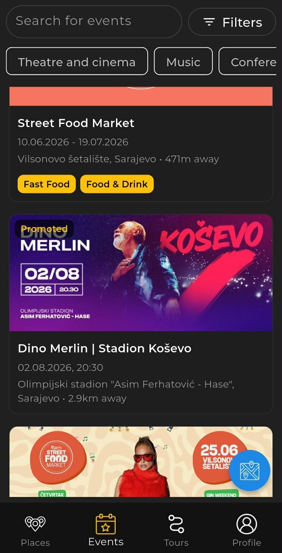 GoBosnia Mobile App screenshot